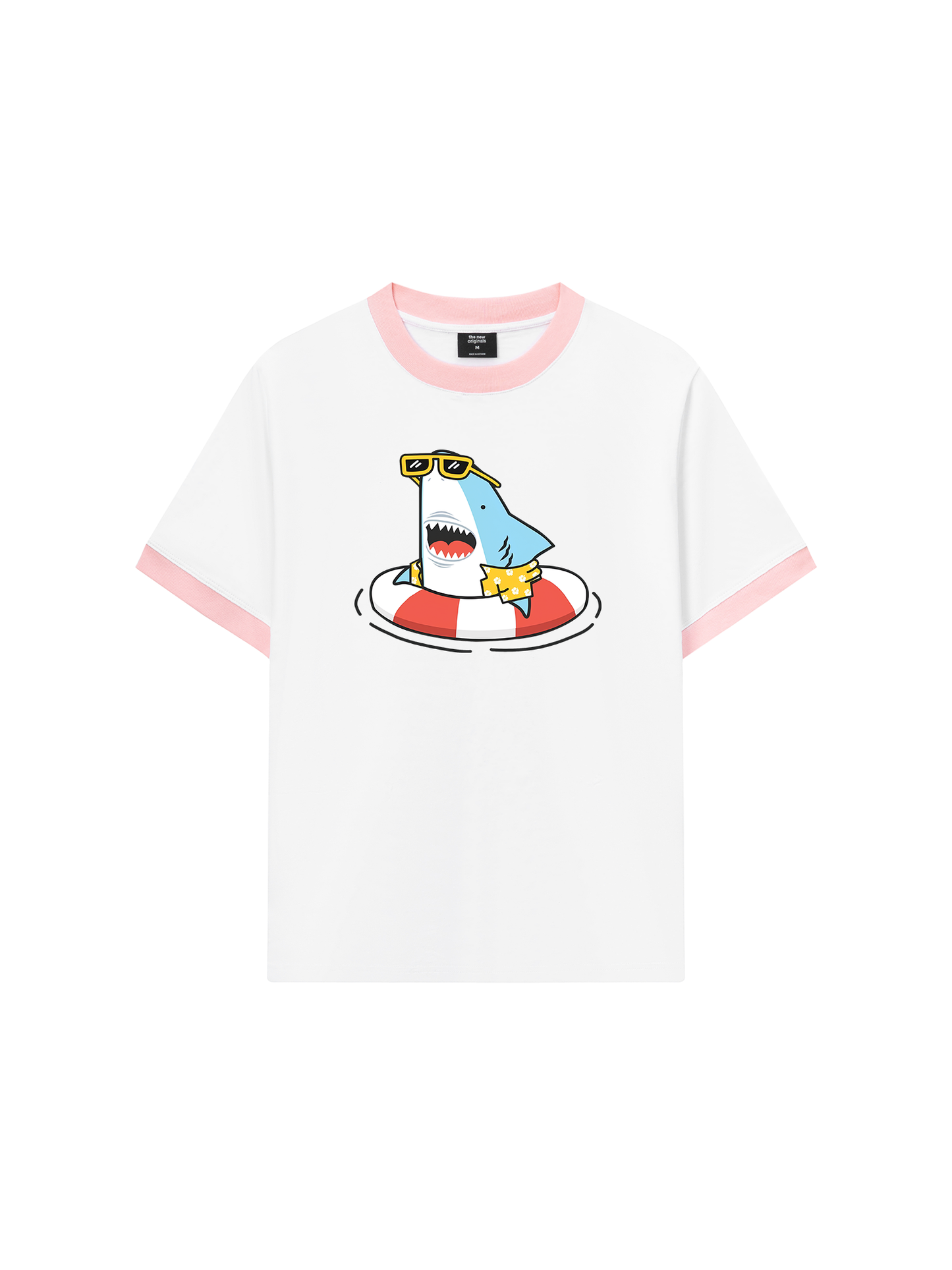 Áo Thun Ringer Relaxed Fit Ocean baby Shark