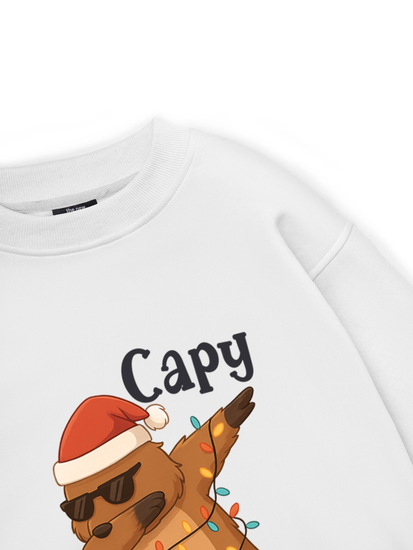 Capy Christmas Dab  Sweater