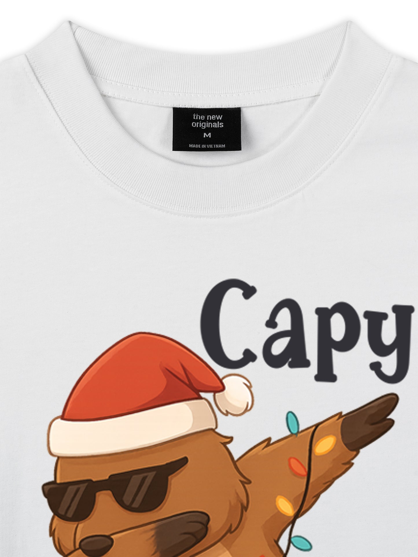 Áo Thun Relaxed Fit Capy Christmas Dab