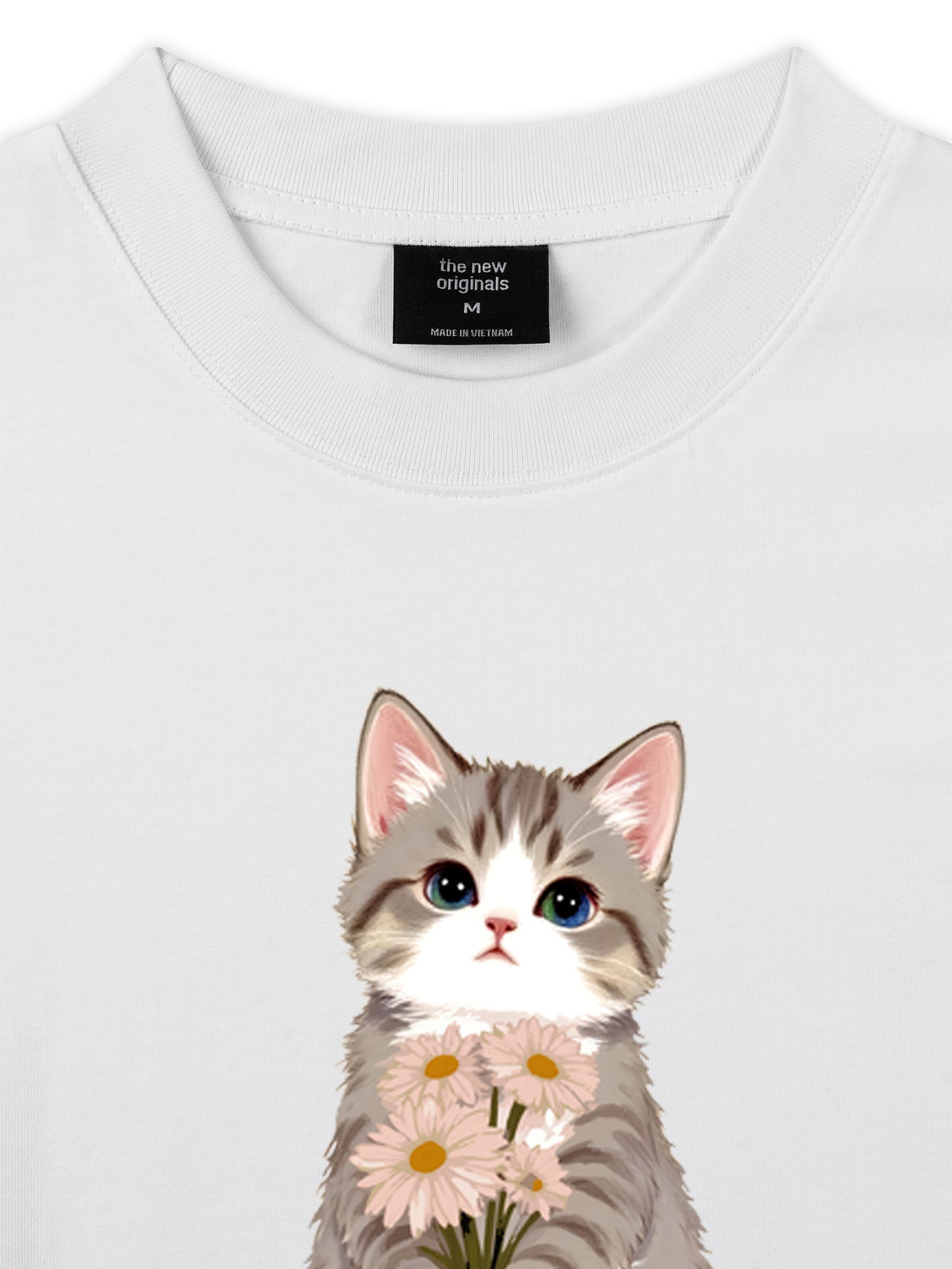 Áo Thun Relaxed Fit  Blooming Kitty
