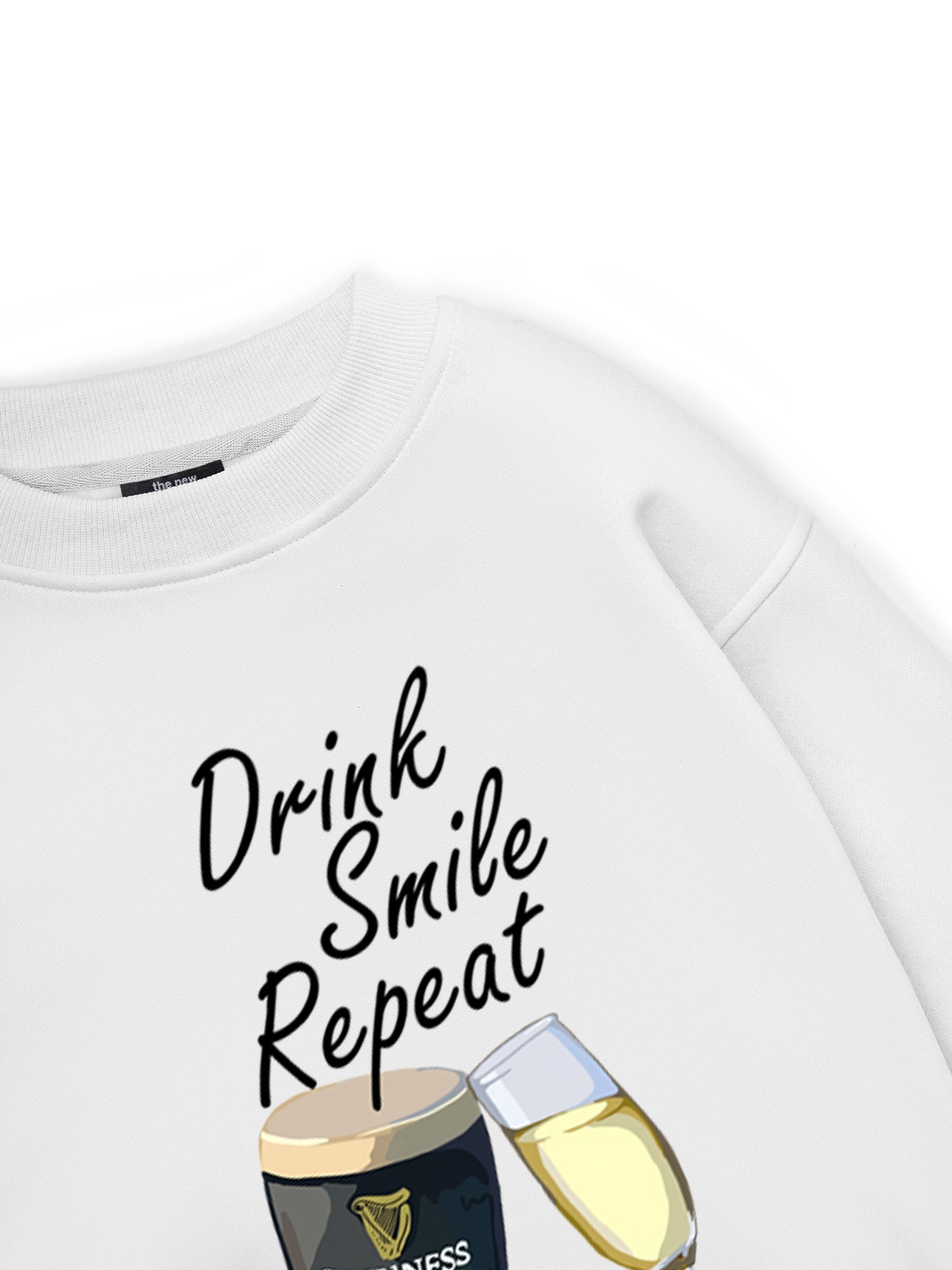 Drink, Smlie, Repeat Sweater