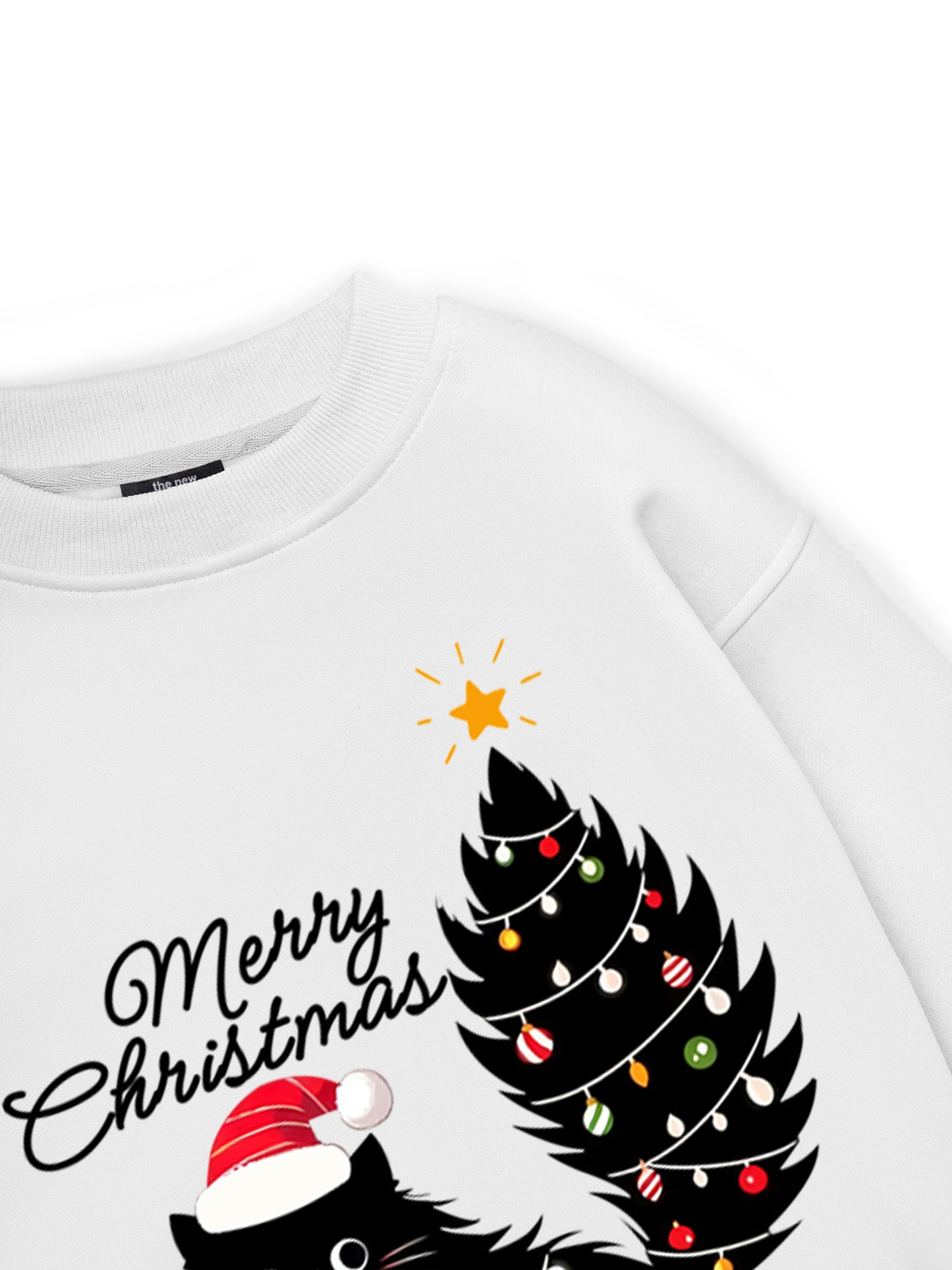Black Kitty Christmas Sweater