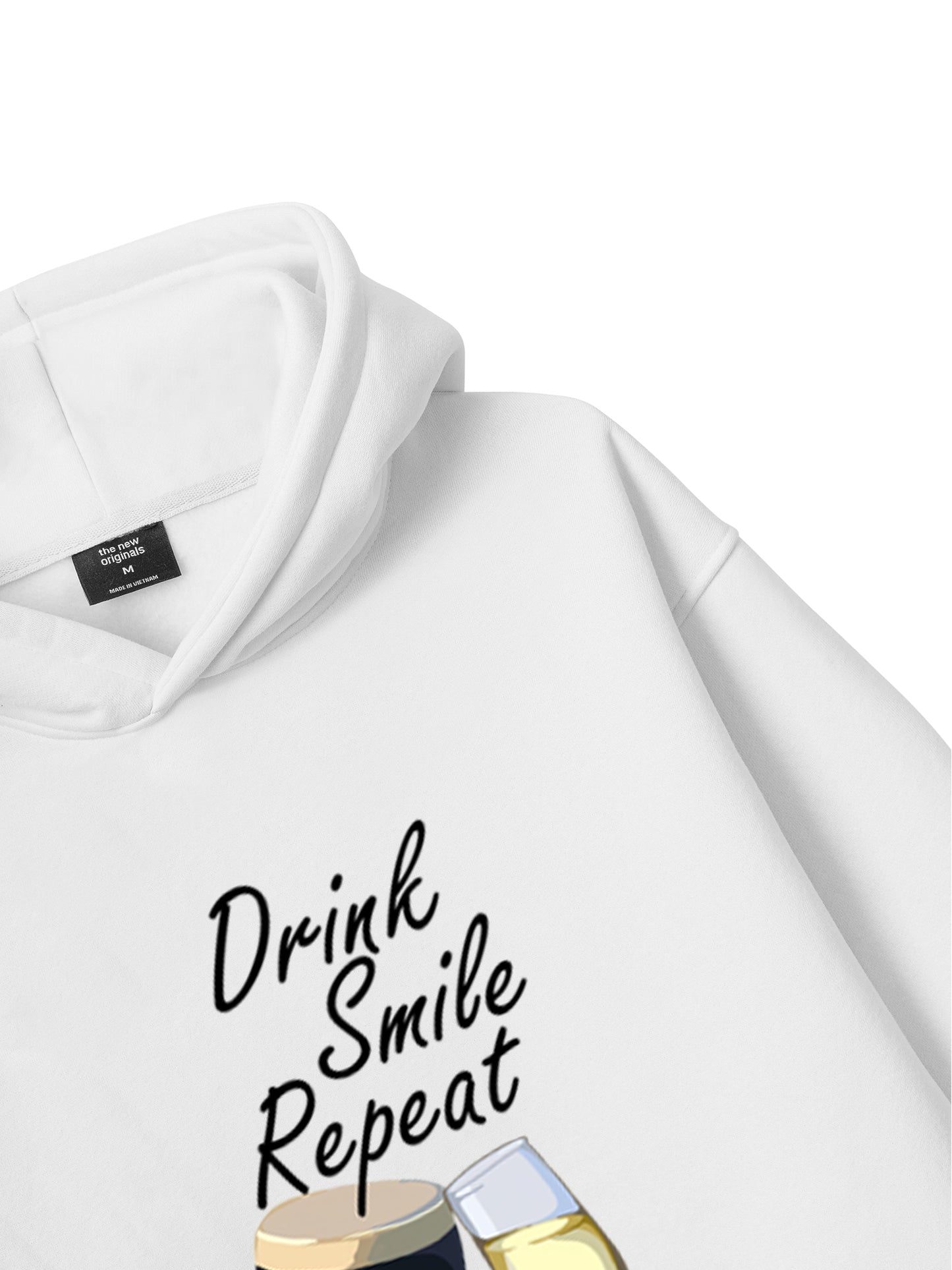Drink, Smlie, Repeat Hoodie