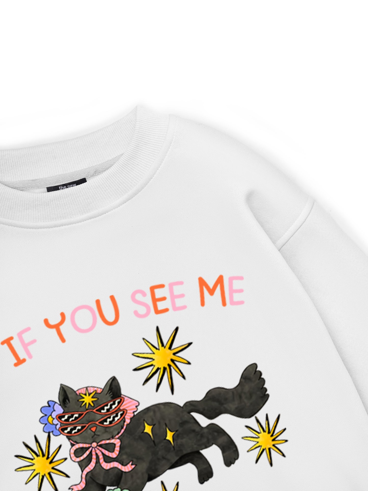 Lucky day cat Sweater