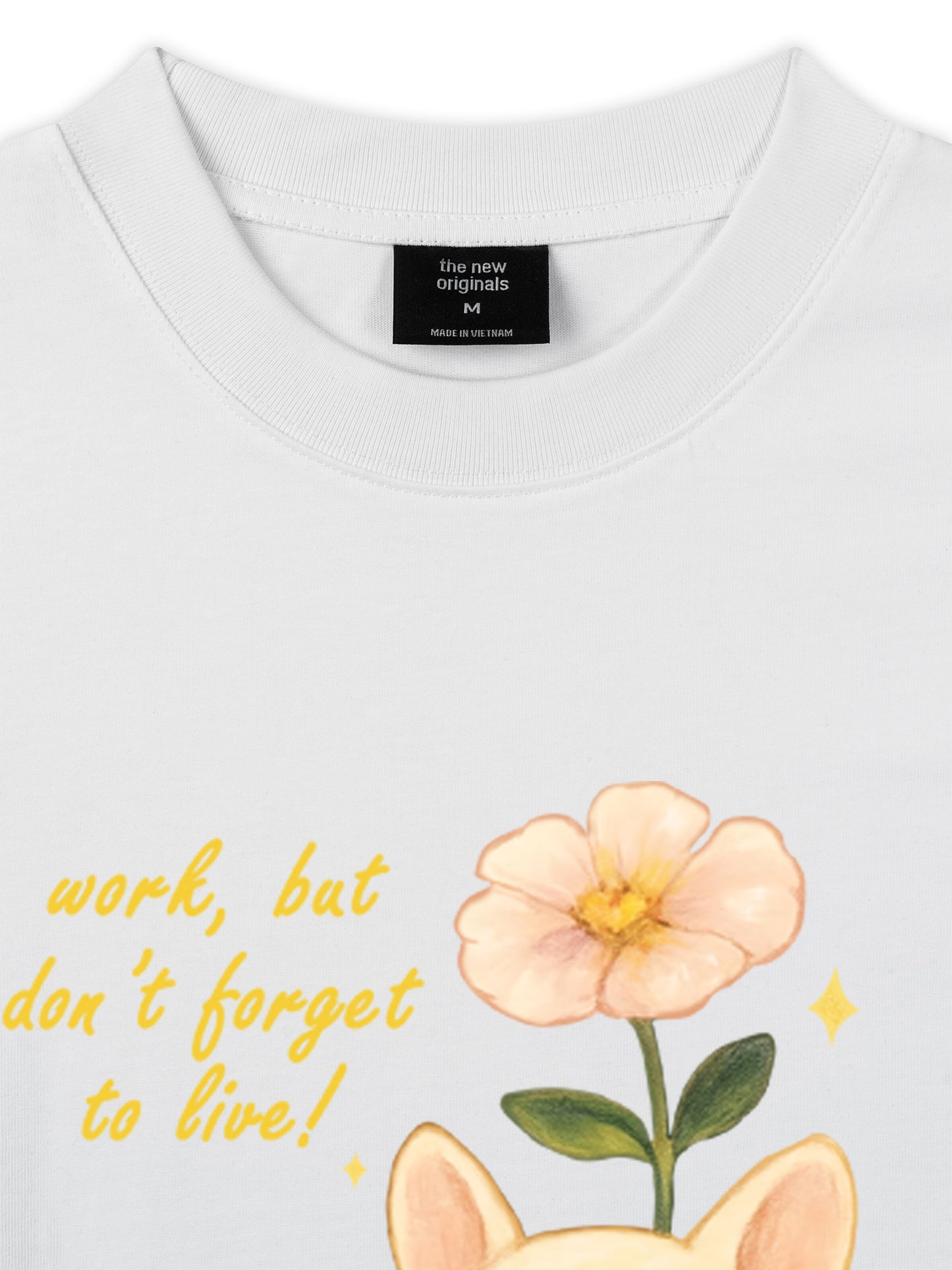 Áo Thun Relaxed Fit  Work & Live Dog