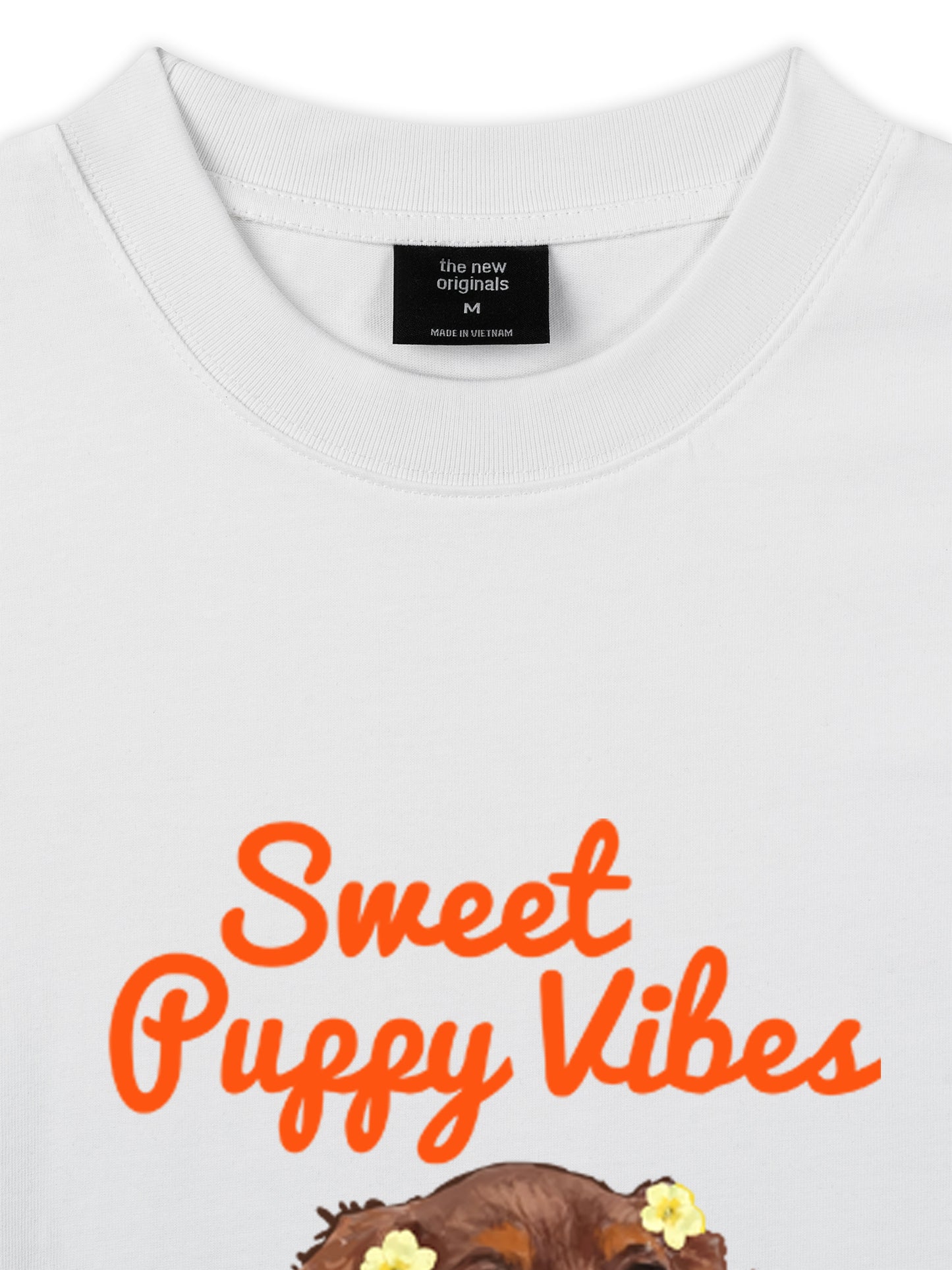 Áo Thun Relaxed Fit  Sweet Puppy Vibe