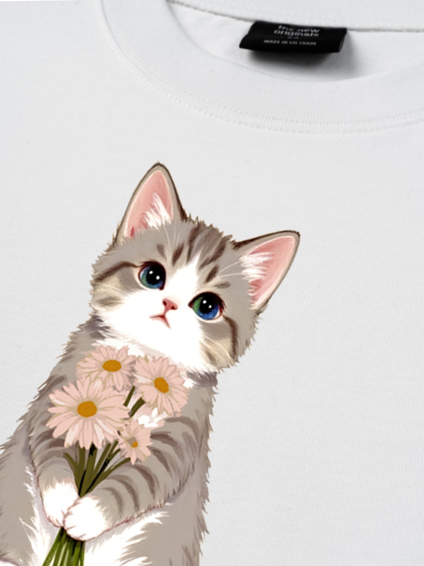 Áo Thun Relaxed Fit  Blooming Kitty