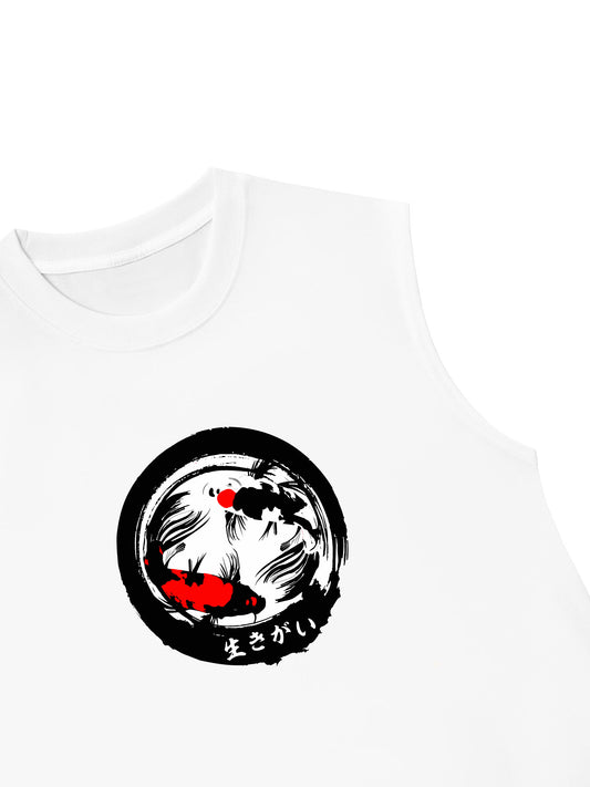Áo Ba Lỗ Relaxed Fit The Flow State Koi