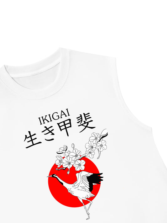 Áo Ba Lỗ Relaxed Fit The Ikigai Essence