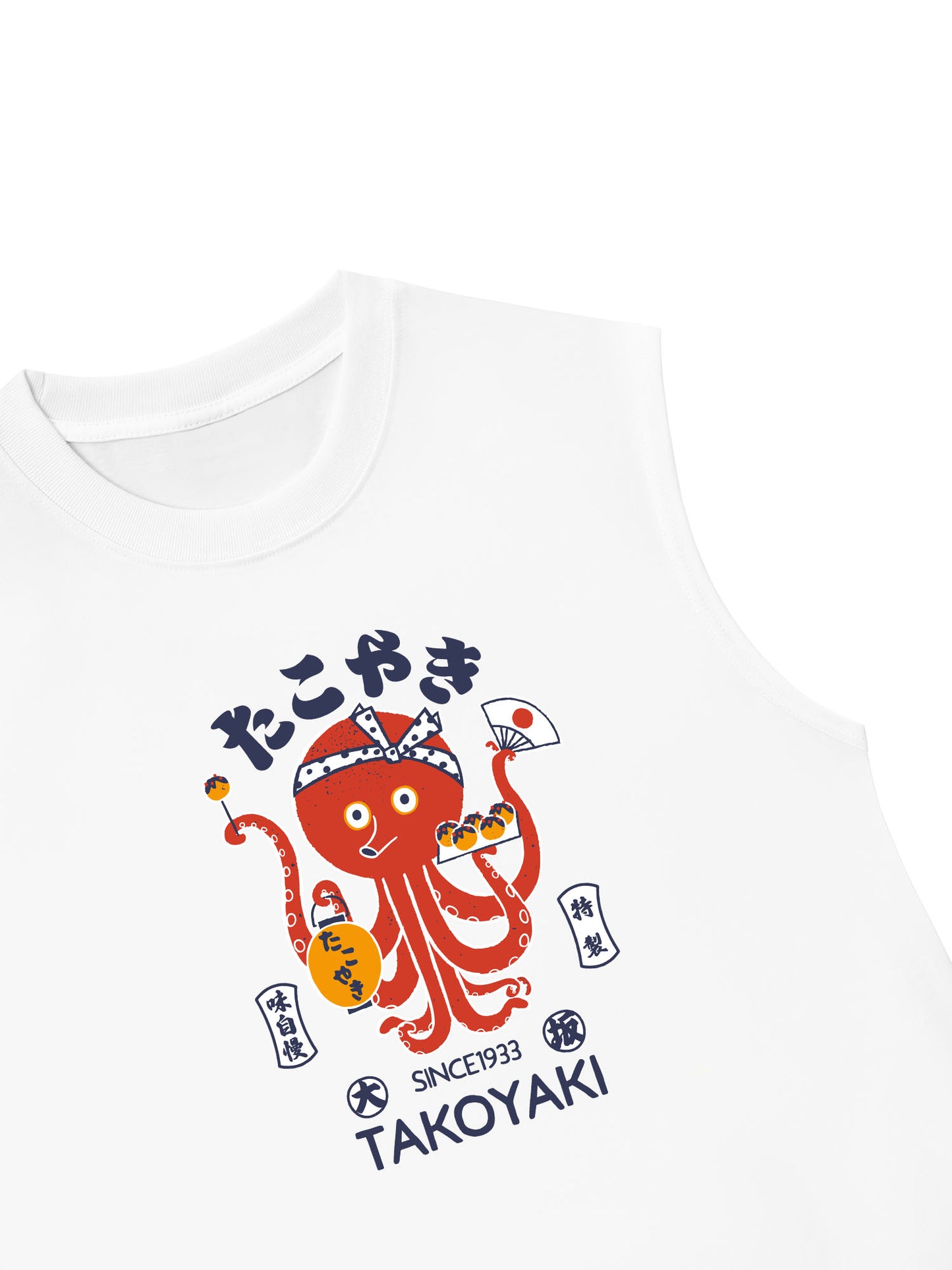 Áo Ba Lỗ Relaxed Fit Takoyaki Chan