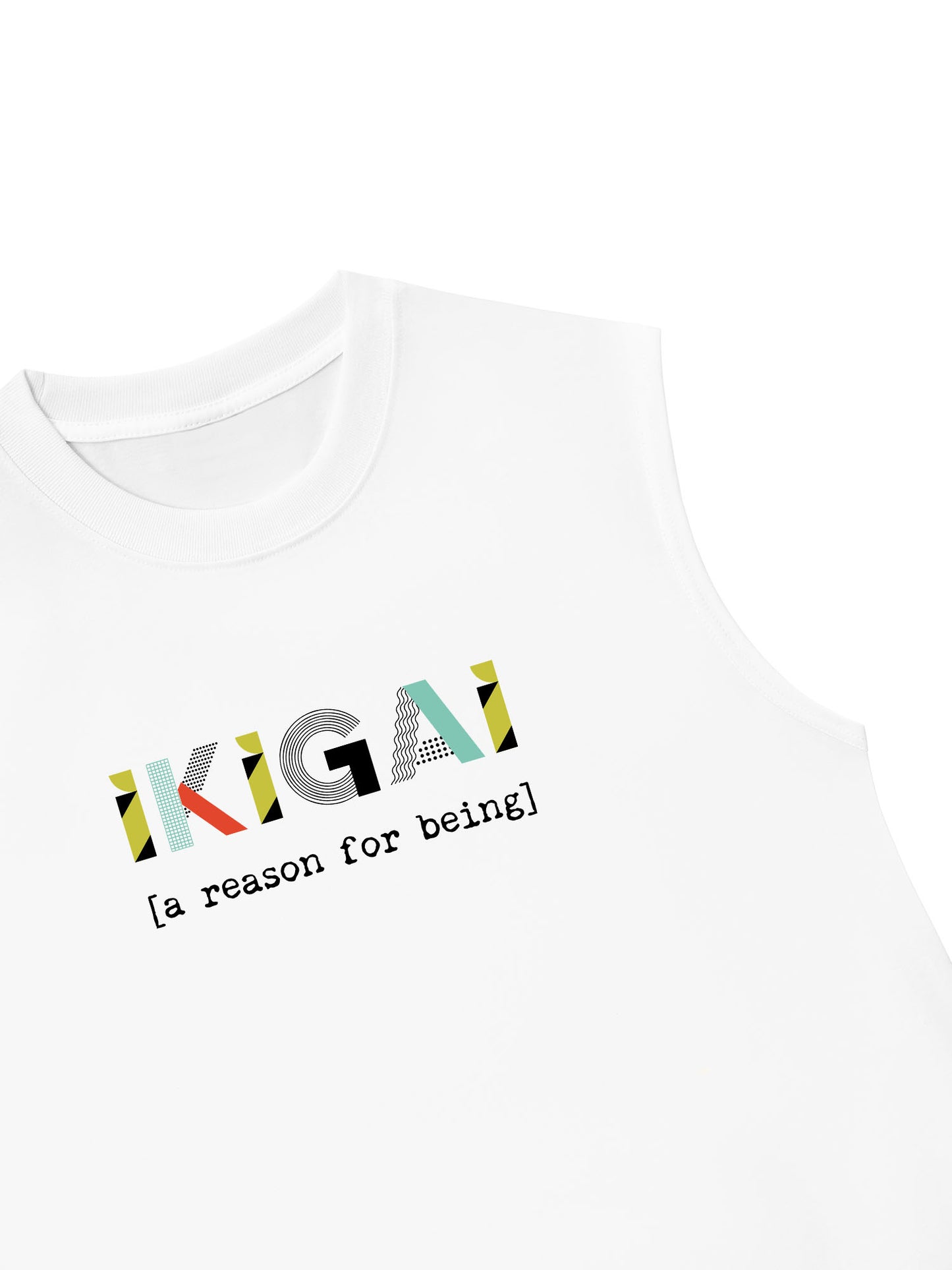 Áo Ba Lỗ Relaxed Fit Geometric Ikigai