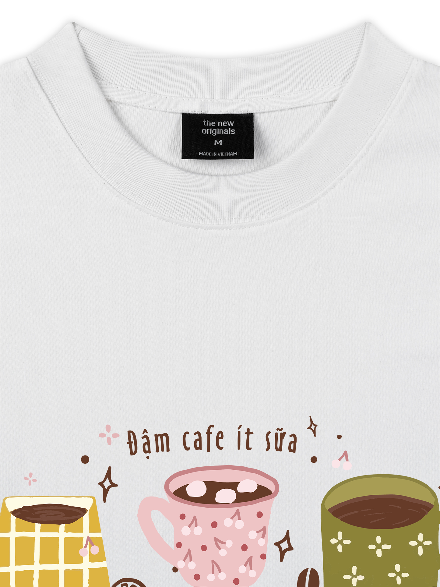 Áo Thun Relaxed Fit Đậm Cafe Ít Sữa