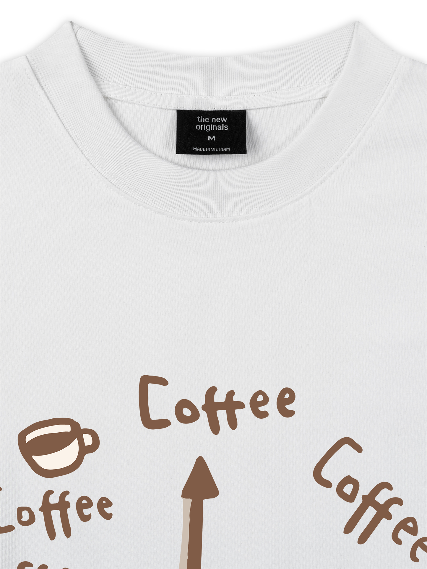 Áo Thun Relaxed Fit Coffee Clock