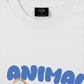 Áo Thun Relaxed Fit Animal Beaver Catches Butterflies