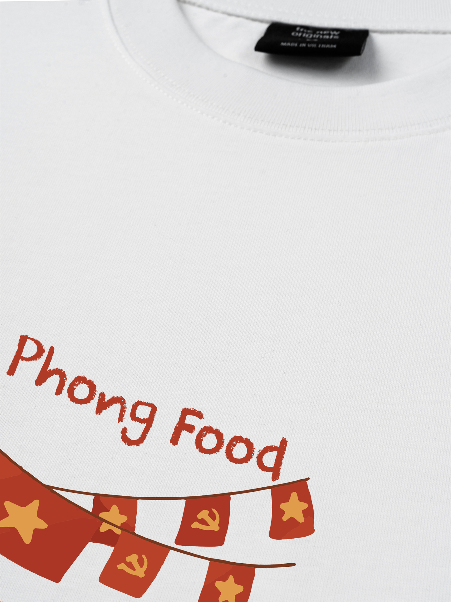 Áo Thun Relaxed Fit Hai Phong Food Phố Cột Đèn