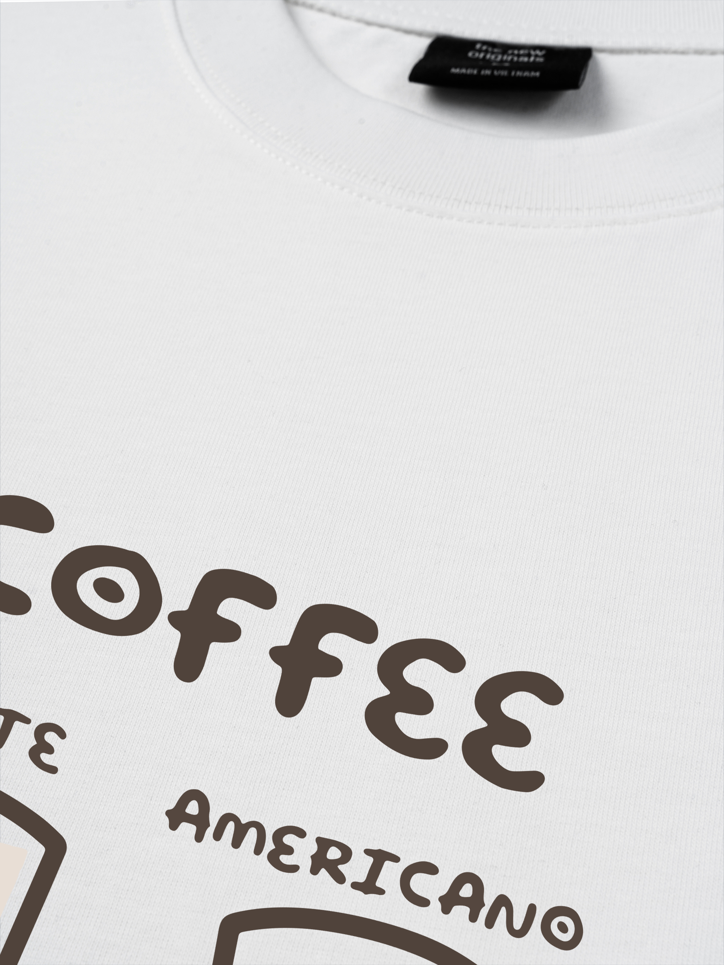 Áo Thun Relaxed Fit Latte Americano Capuccino Mocha