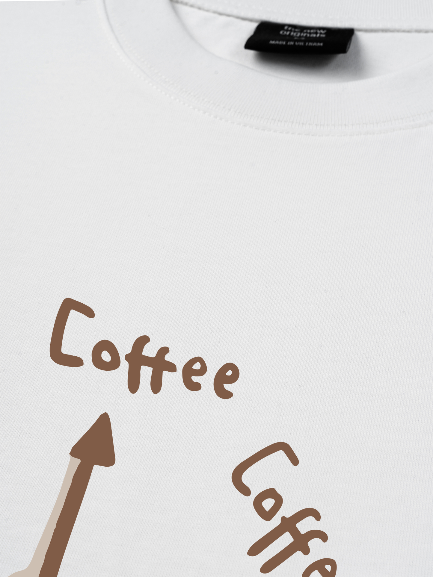 Áo Thun Relaxed Fit Coffee Clock
