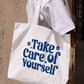 Túi Tote Take Care Of Yourself Flowers