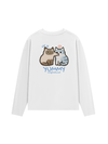Áo Thun Dài Tay Yummy Luv Cat Couple