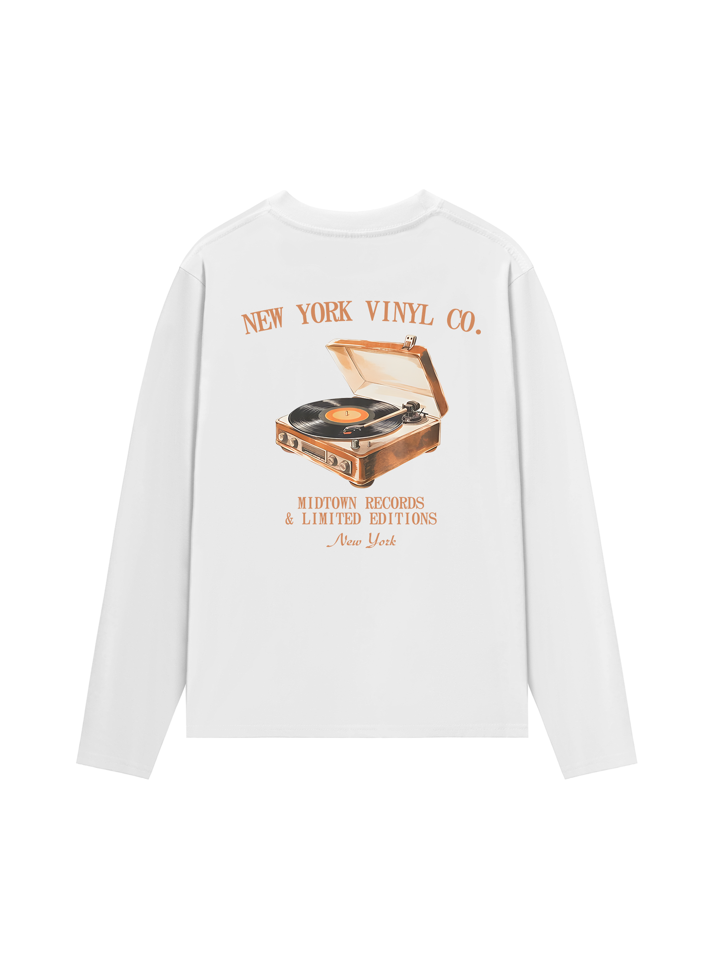 Áo Thun Dài Tay New York Vinyl