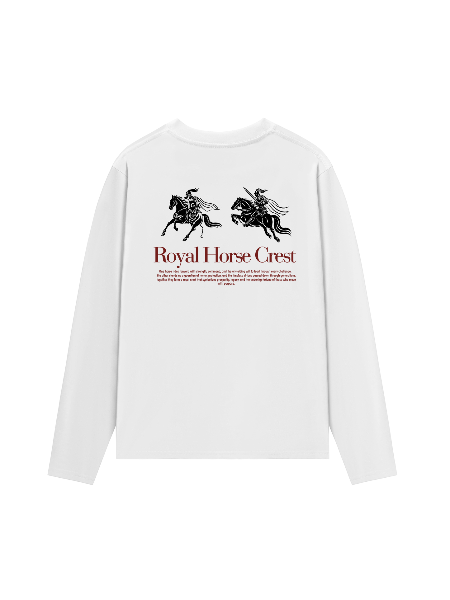 Áo Thun Dài Tay Royal Horse Crest
