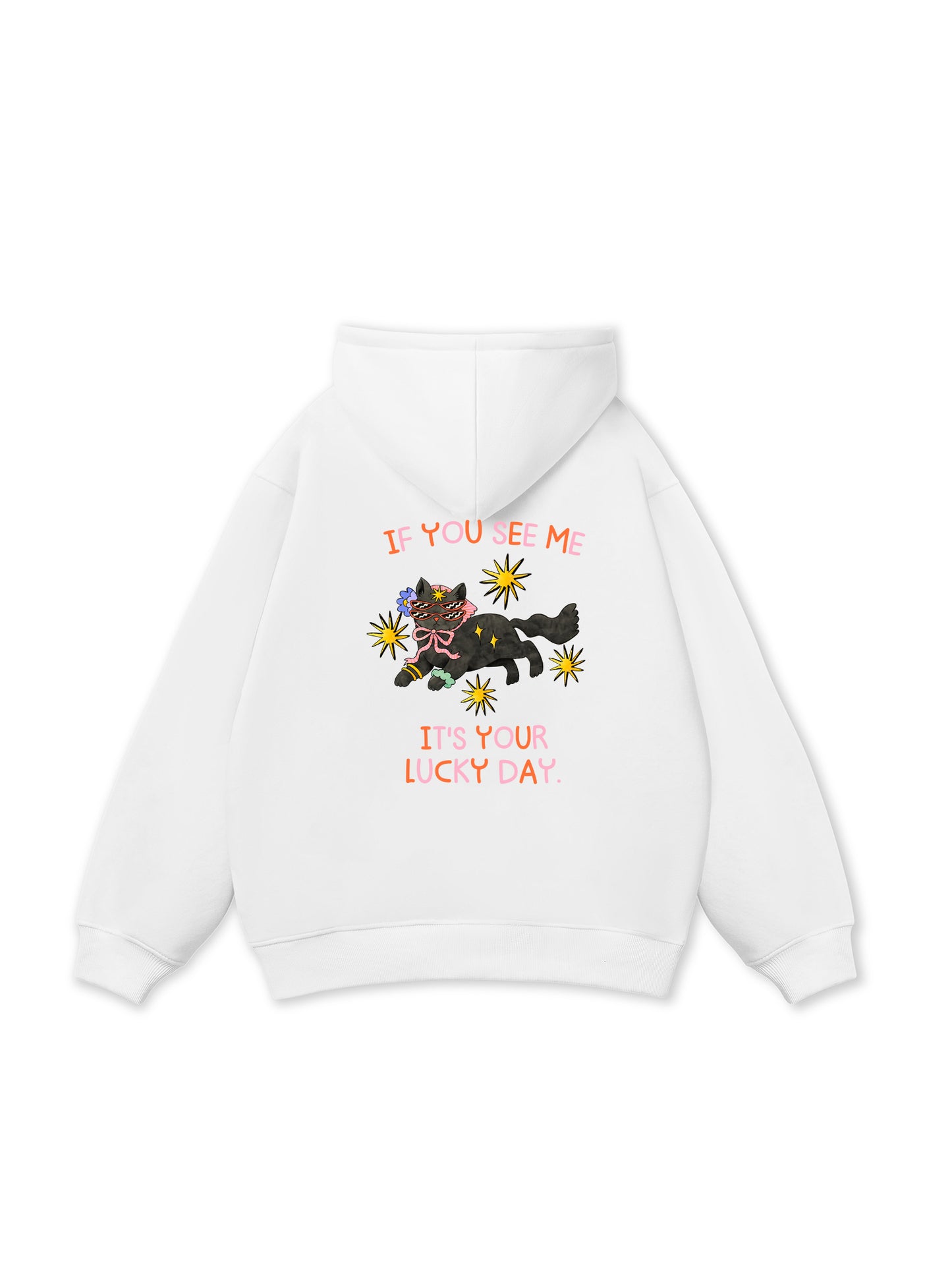 Lucky day cat Hoodie