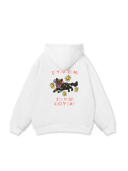 Lucky day cat Hoodie