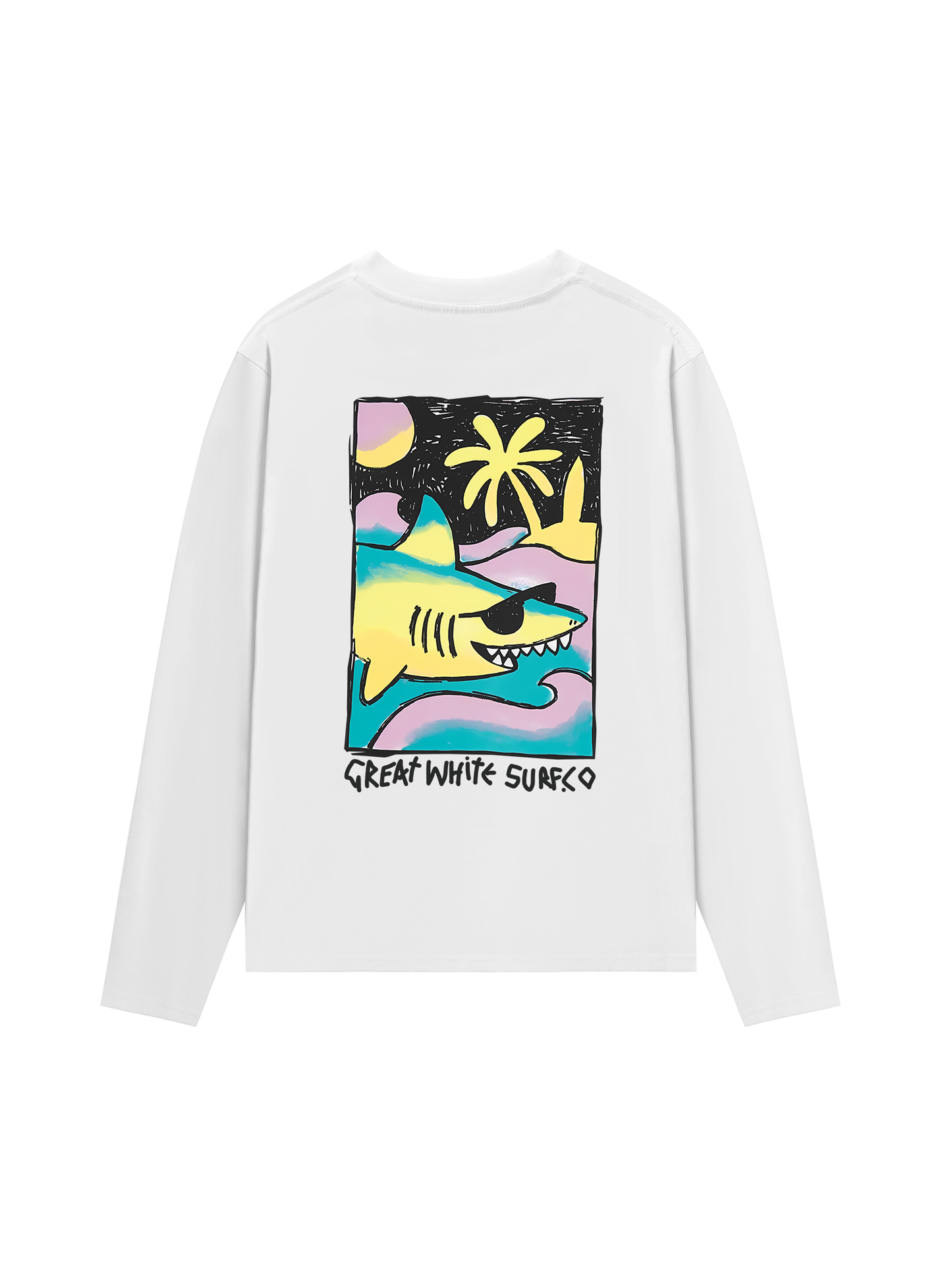 Áo Thun Dài Tay Ocean Cute Shark