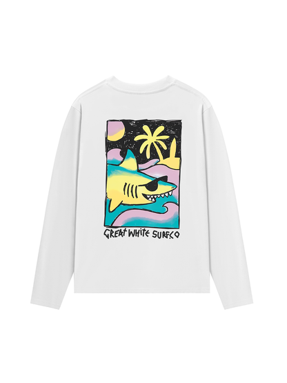 Áo Thun Dài Tay Ocean Cute Shark