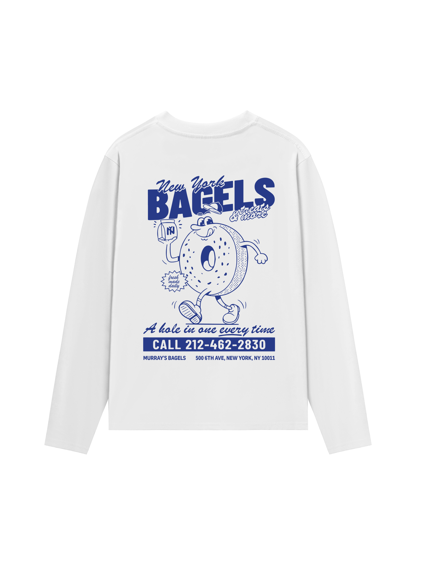 Áo Thun Dài Tay New York Bagel