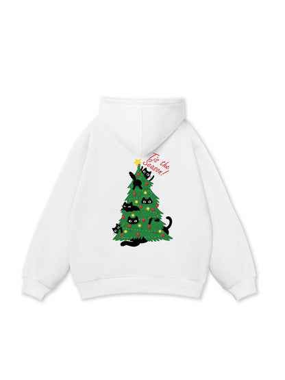 Kitty Tree Christmas Hoodie
