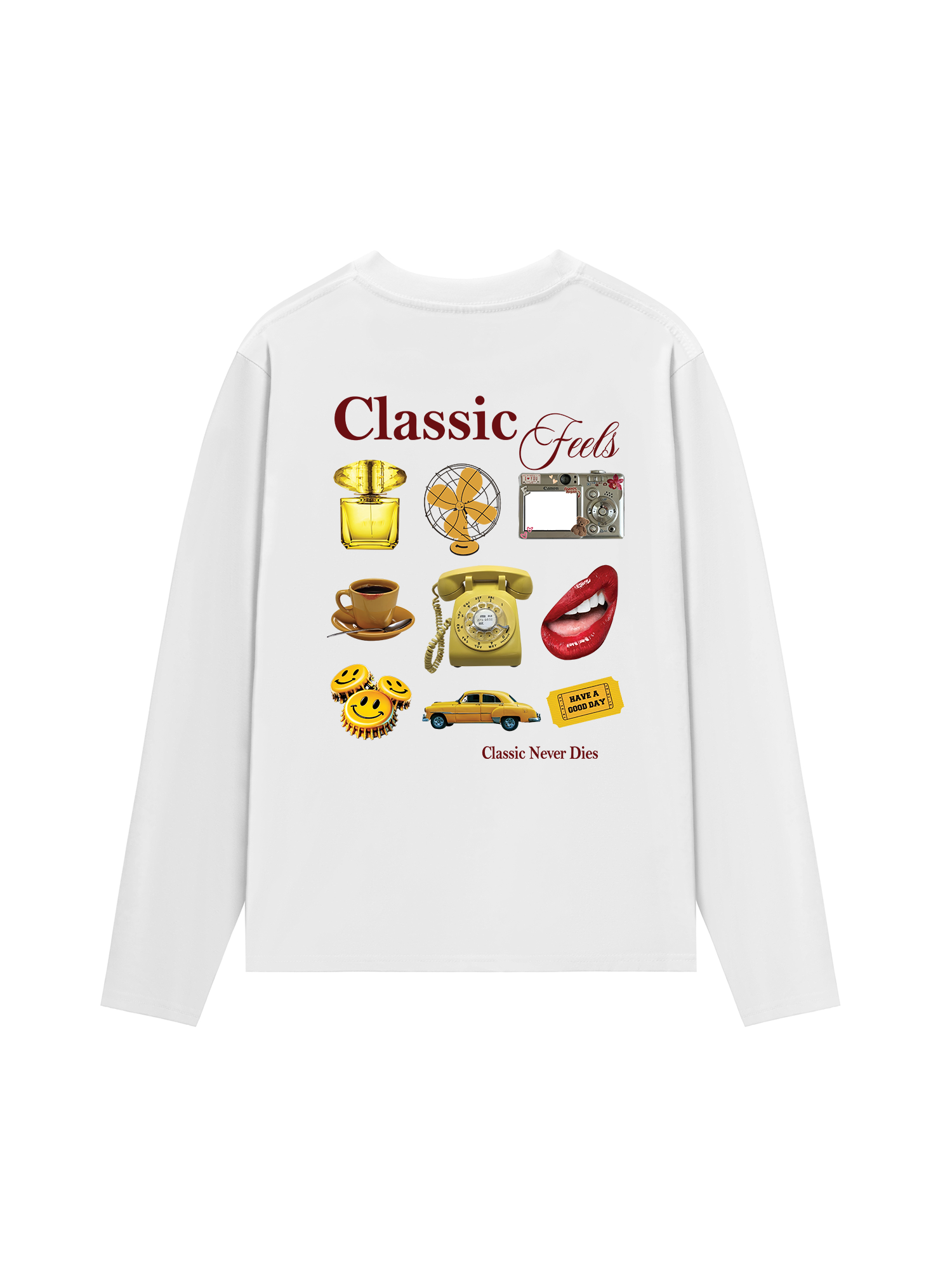 Áo Thun Dài Tay Classic Feels - Classic Never Dies Back in The Day - When Time Was Slow