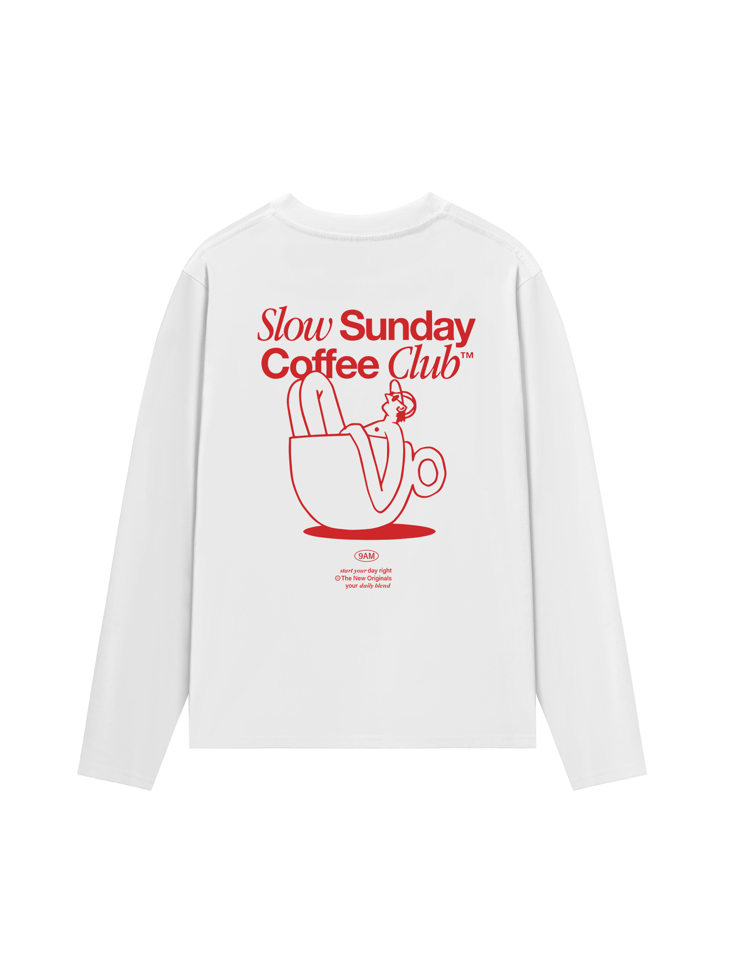 Áo Thun Dài Tay Slow Sunday Coffee Club