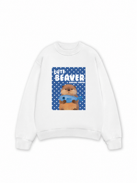 Áo Sweater Nỉ Hai Da Animal Cute Beaver