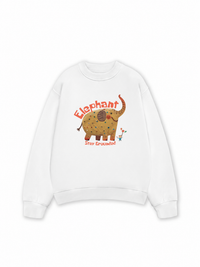 Áo Sweater Nỉ Hai Da Animal Elephant