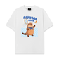Áo Thun Relaxed Fit Animal Beaver Catches Butterflies