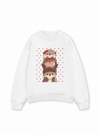 Áo Sweater Nỉ Hai Da Animal The Beaver Friends Group