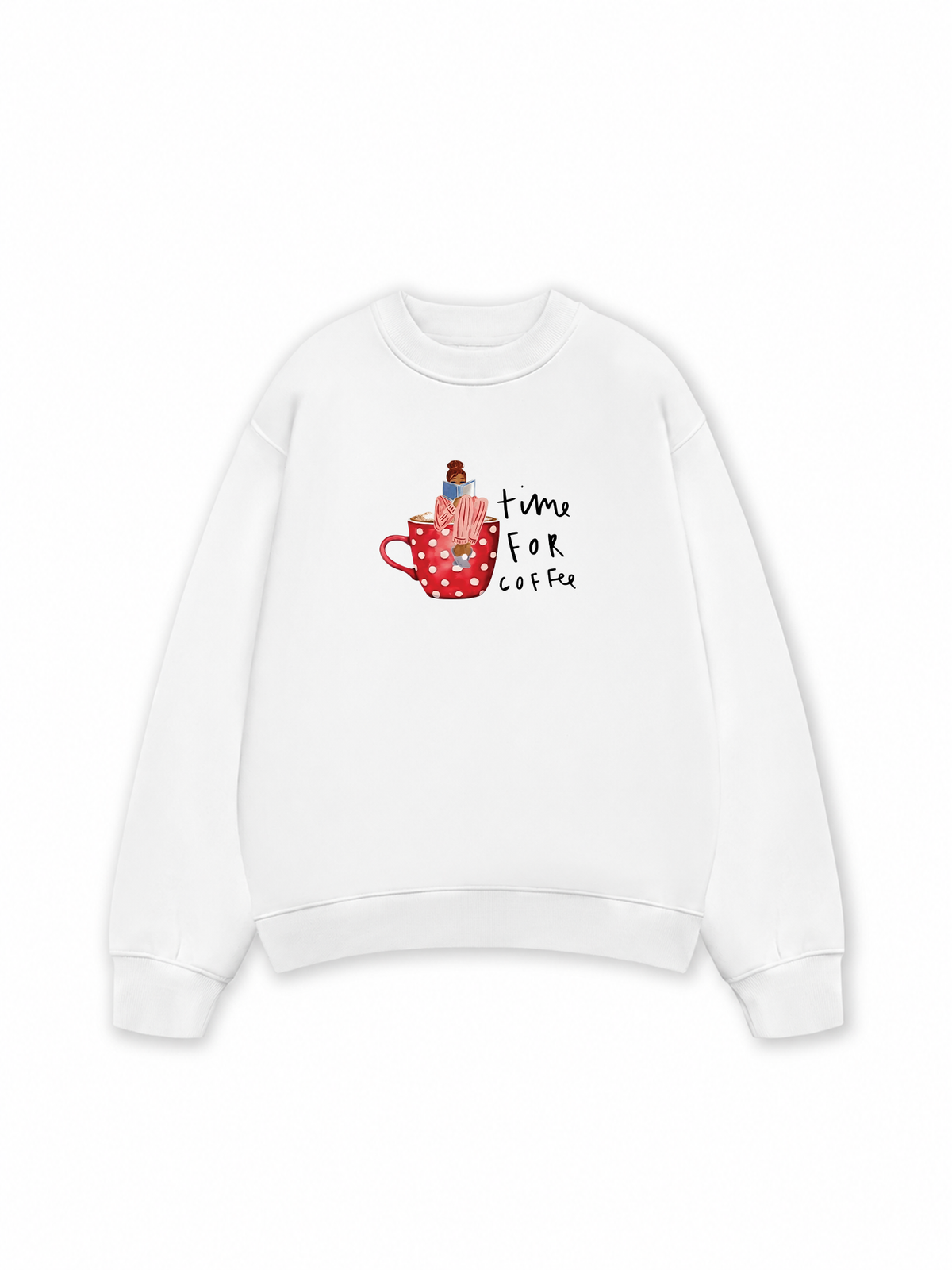 Áo Sweater Nỉ Hai Da Time For Coffee