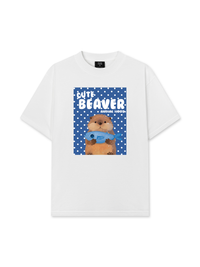 Áo Thun Relaxed Fit Animal Cute Beaver