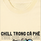 Áo Thun Relaxed Fit Hội Mèo Chill trong Cà Phê