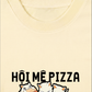 Áo Thun Relaxed Fit Hội Mèo Mê Pizza