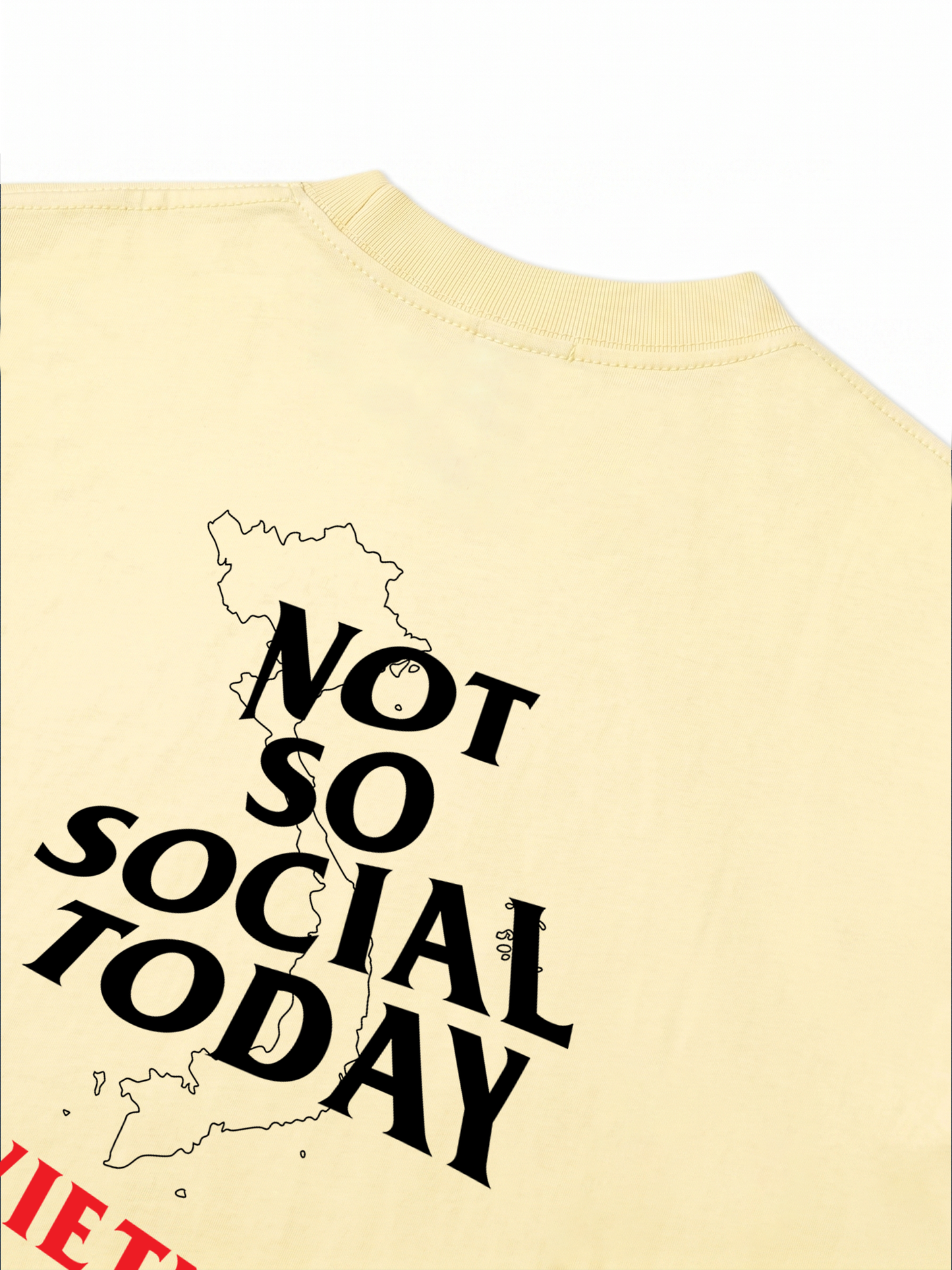 Áo Thun Relaxed Fit Not So Social Today Vietnam