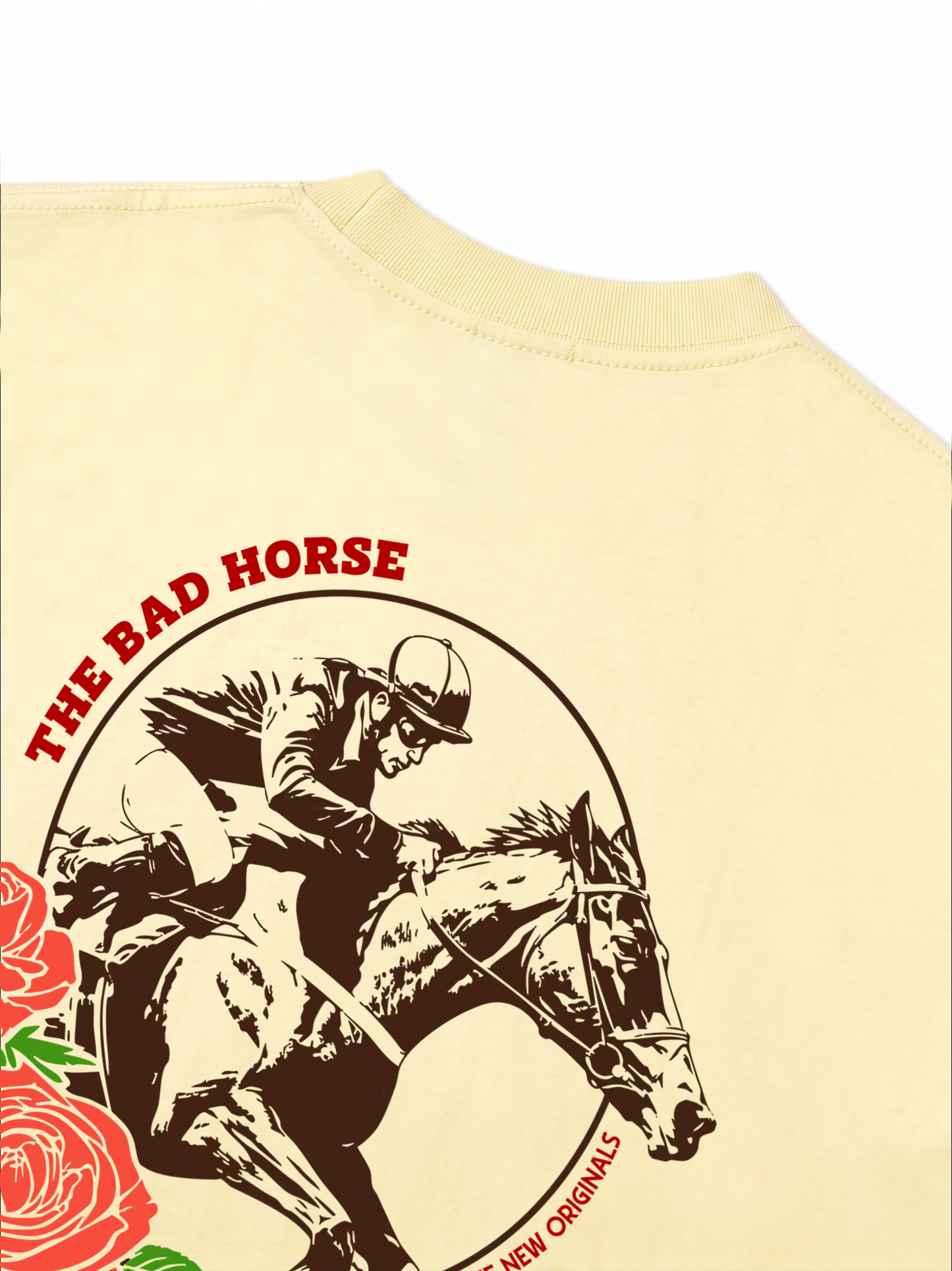 Áo Thun Relaxed Fit The Bad Horse Roses Group