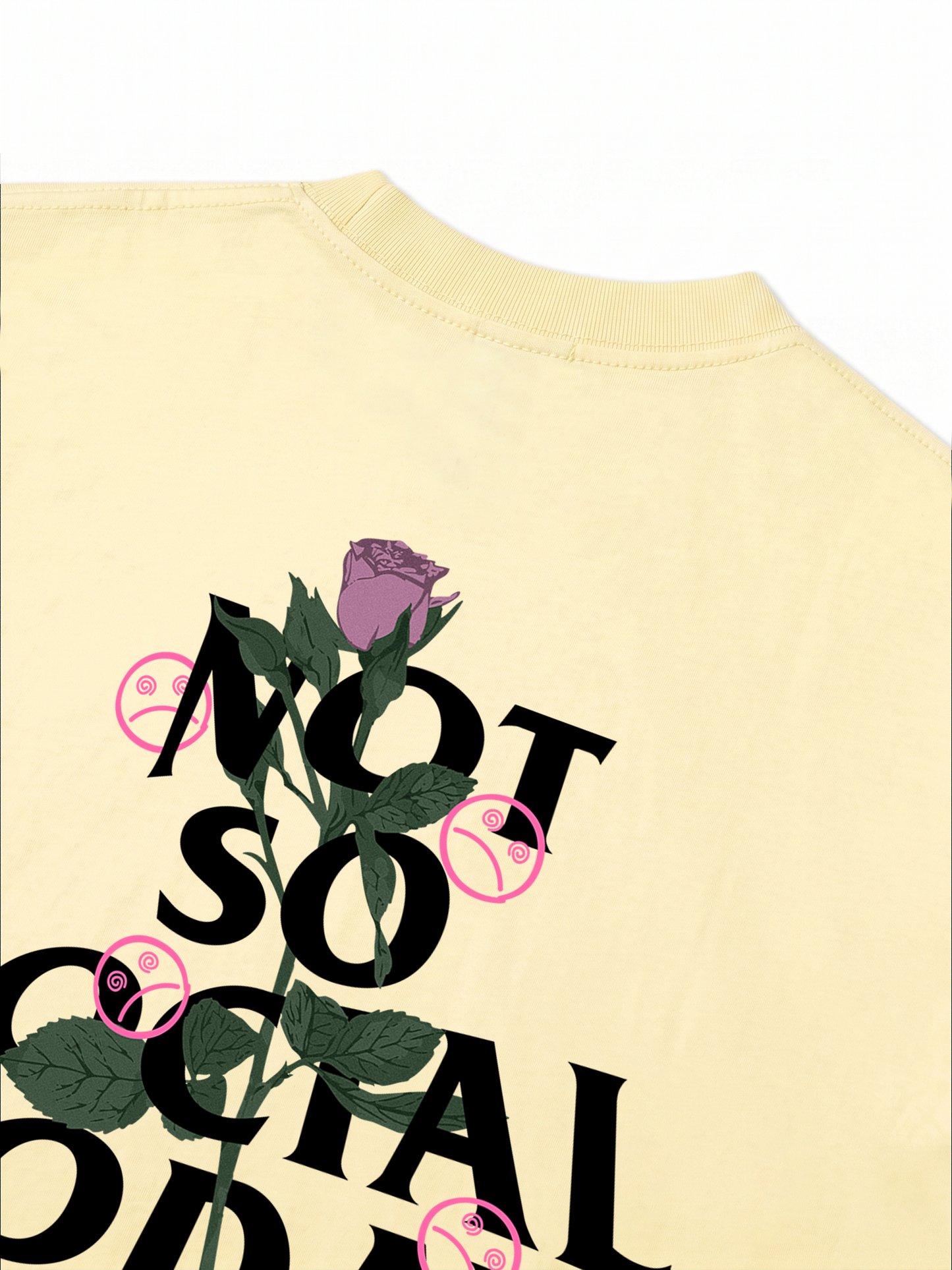 Áo Thun Relaxed Fit Not So Social Today Prettiest Flower