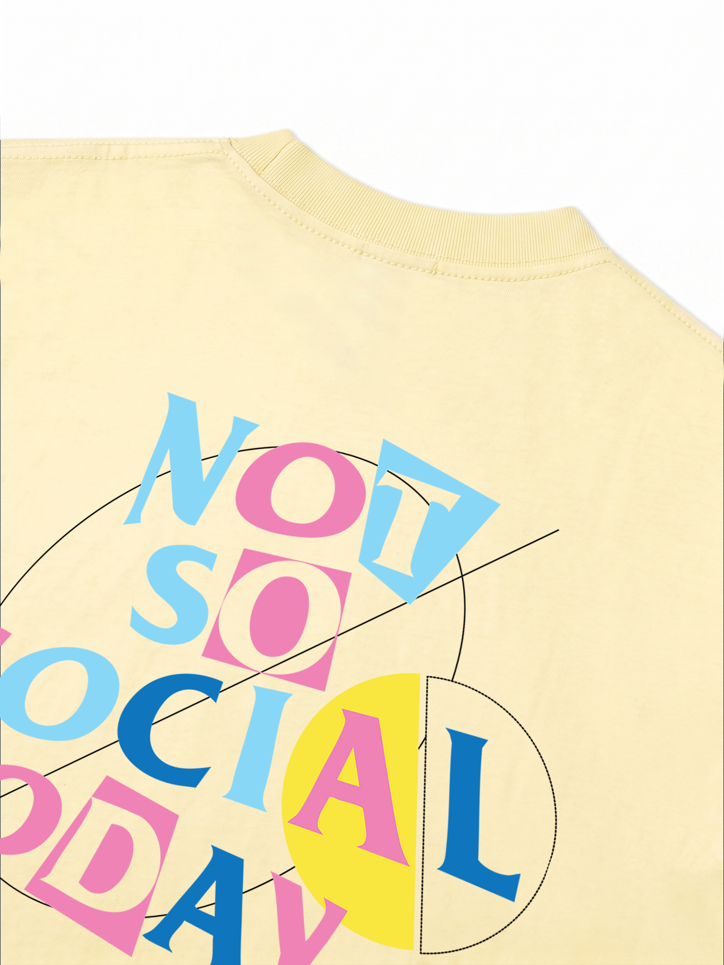 Áo Thun Relaxed Fit Not So Social Today Abstract Introvert