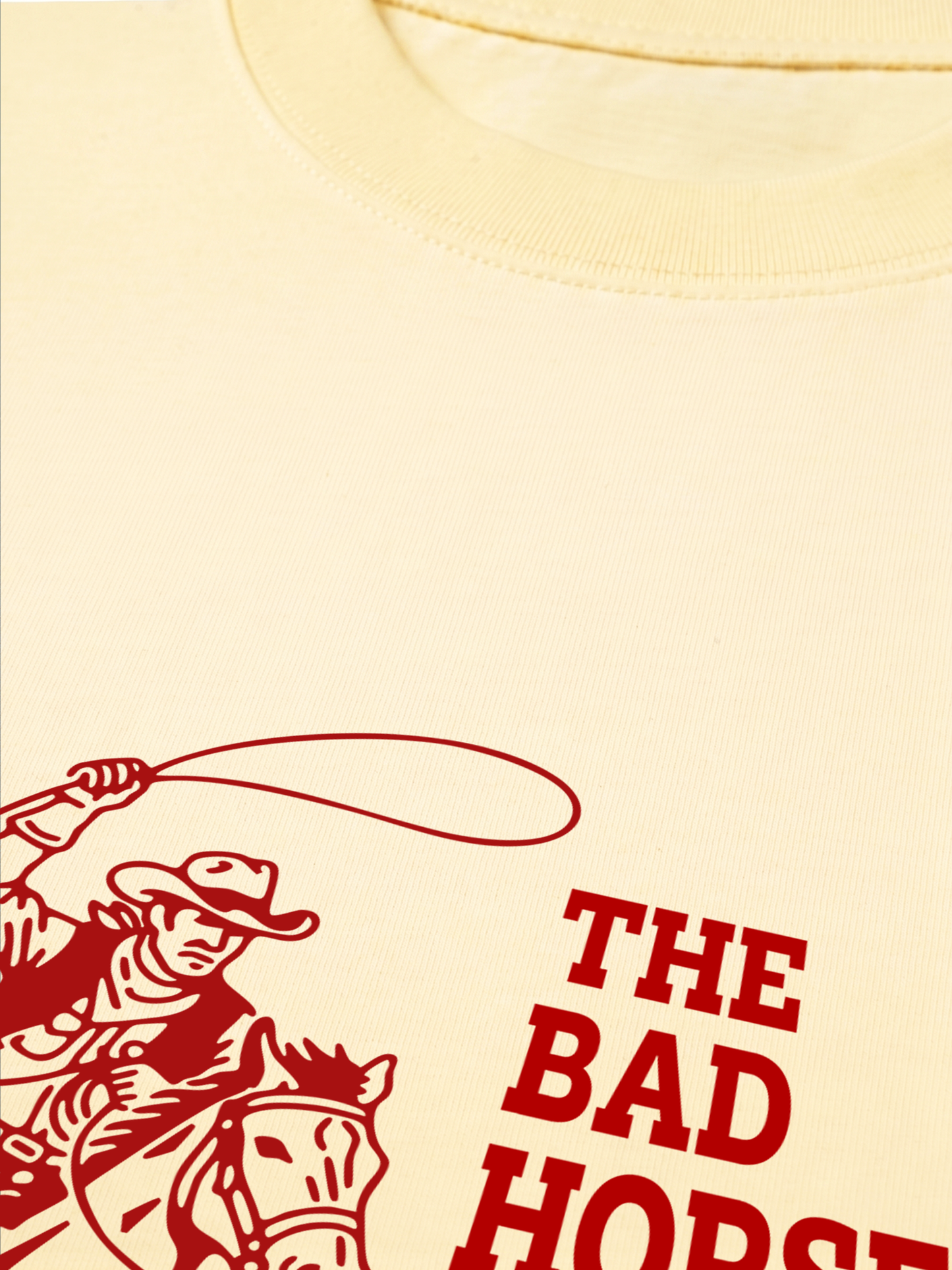 Áo Thun Relaxed Fit The Bad Horse Cowboy Life