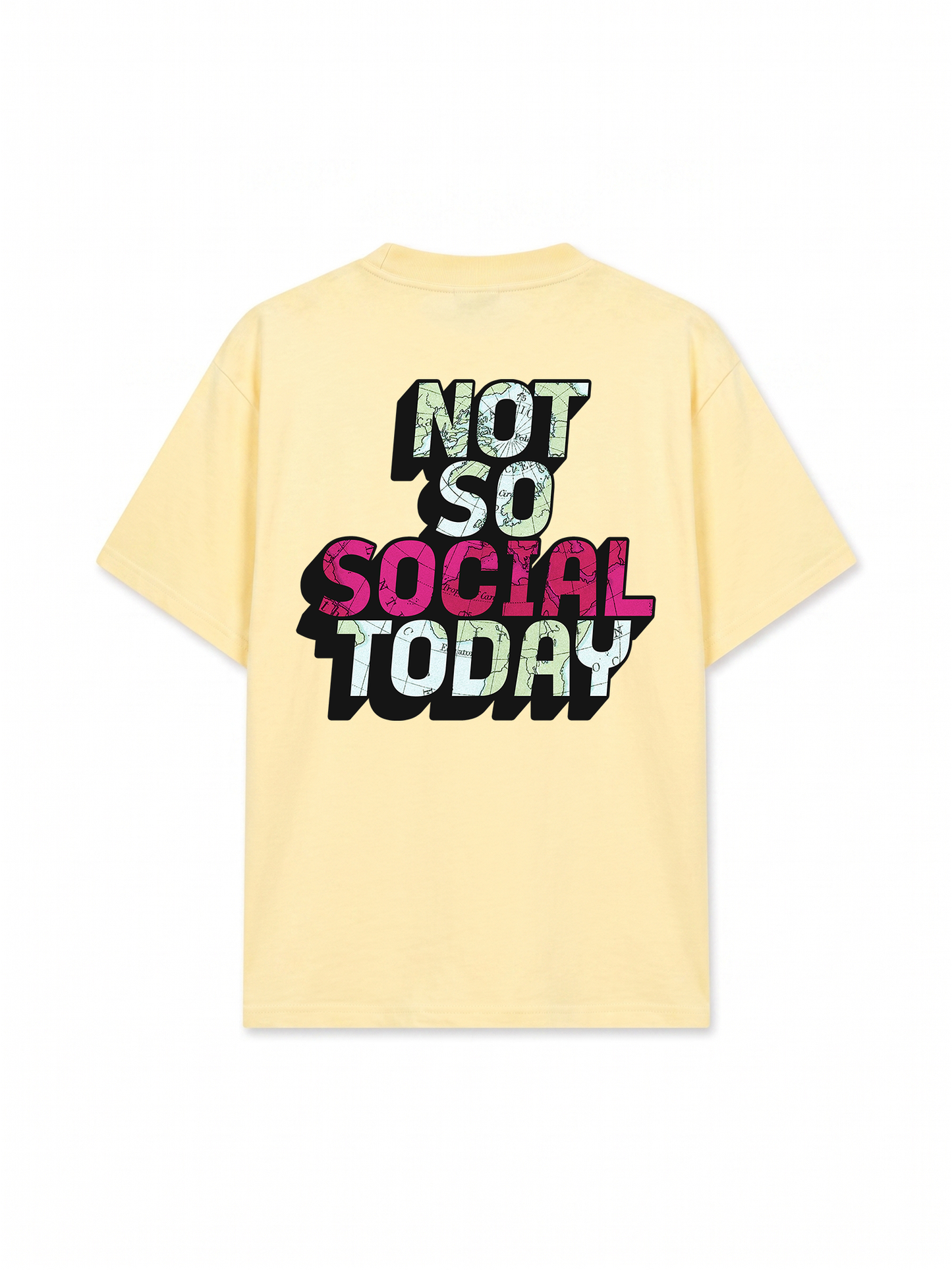 Áo Thun Relaxed Fit Not So Social Today Atlas State