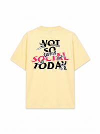 Áo Thun Relaxed Fit Not So Social Today Sad Boyz