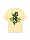 Áo Thun Relaxed Fit Not So Social Today Cherry Snake
