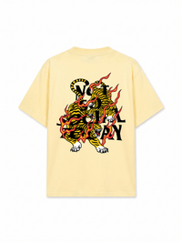 Áo Thun Relaxed Fit Not So Social Today Tiger Heat